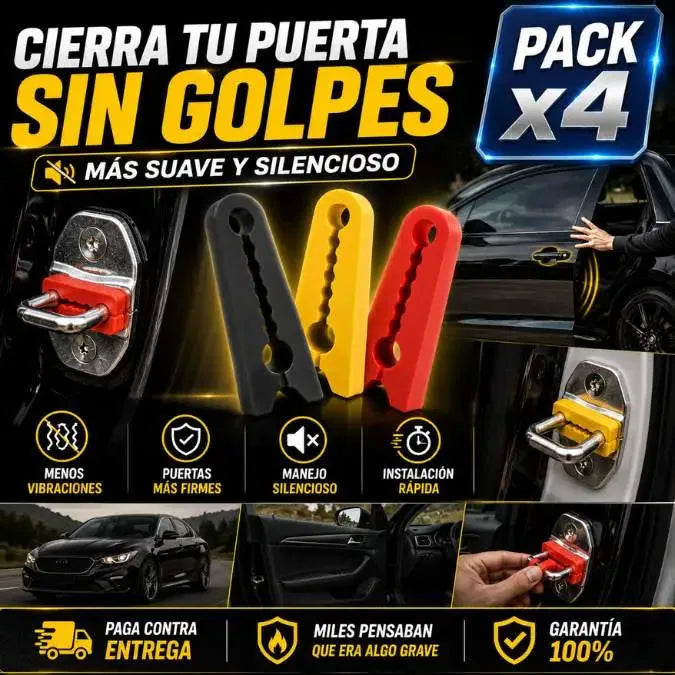 Pack x4 — Amortiguador Antiruido para Puertas de Carro