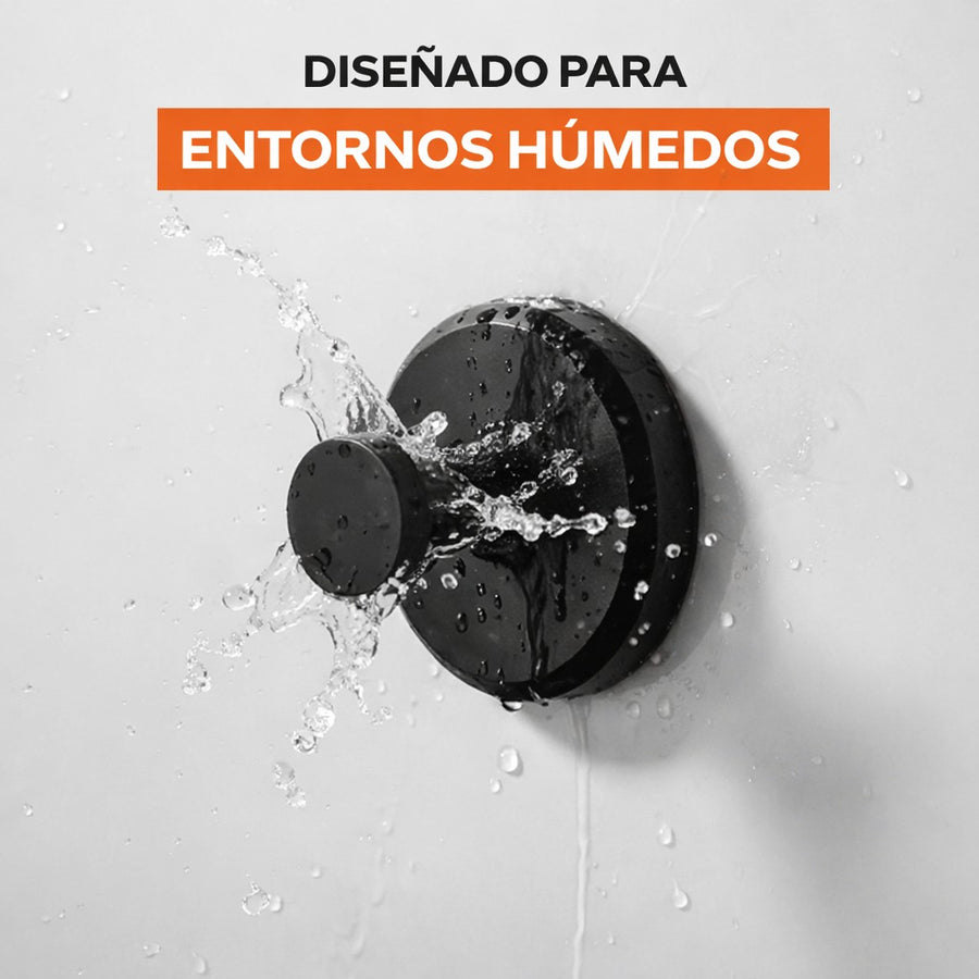 Set de 4 Ganchos Adhesivos Matte — Sin Taladro, Aguantan hasta 8 kg 🪝