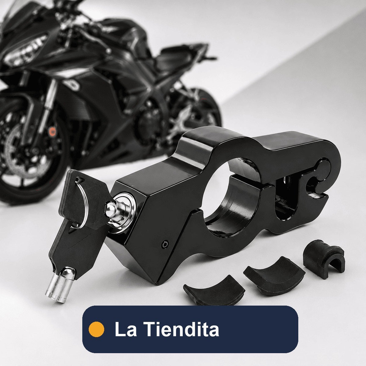 Candado de Manillar para Moto — Bloquea el Freno con Llave 🔒 — 2