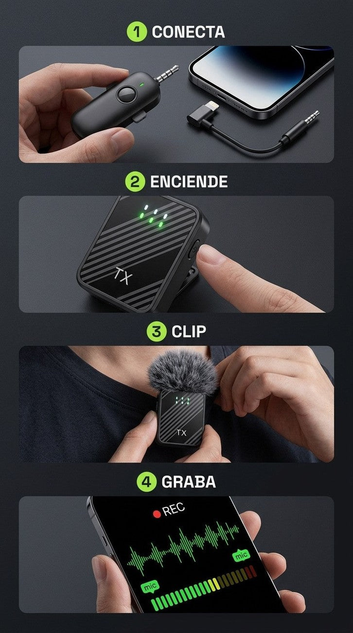 Micrófono Inalámbrico F11-2 — 2 Transmisores + Receptor 🎙️ — 3