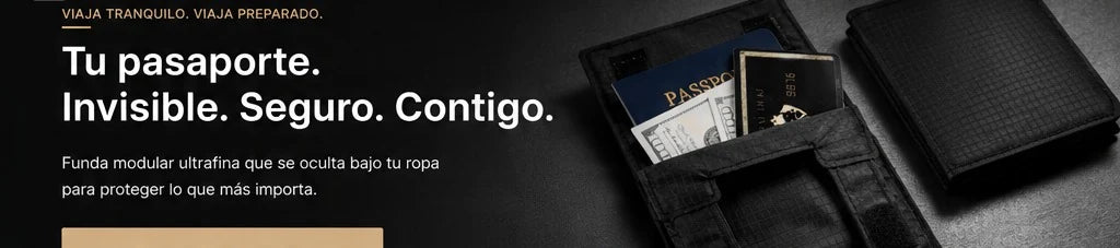 Funda de Viaje Antirrobo — Cinturón Invisible