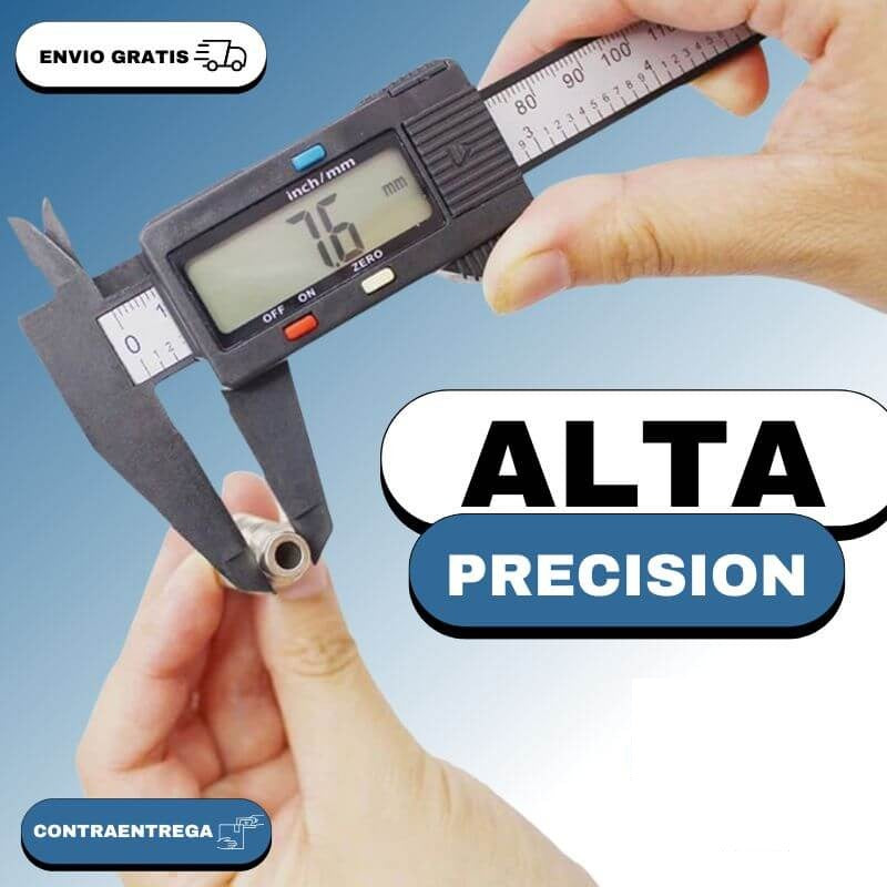 Calibrador Digital Profesional — Alta Precision con Pantalla LCD 📏