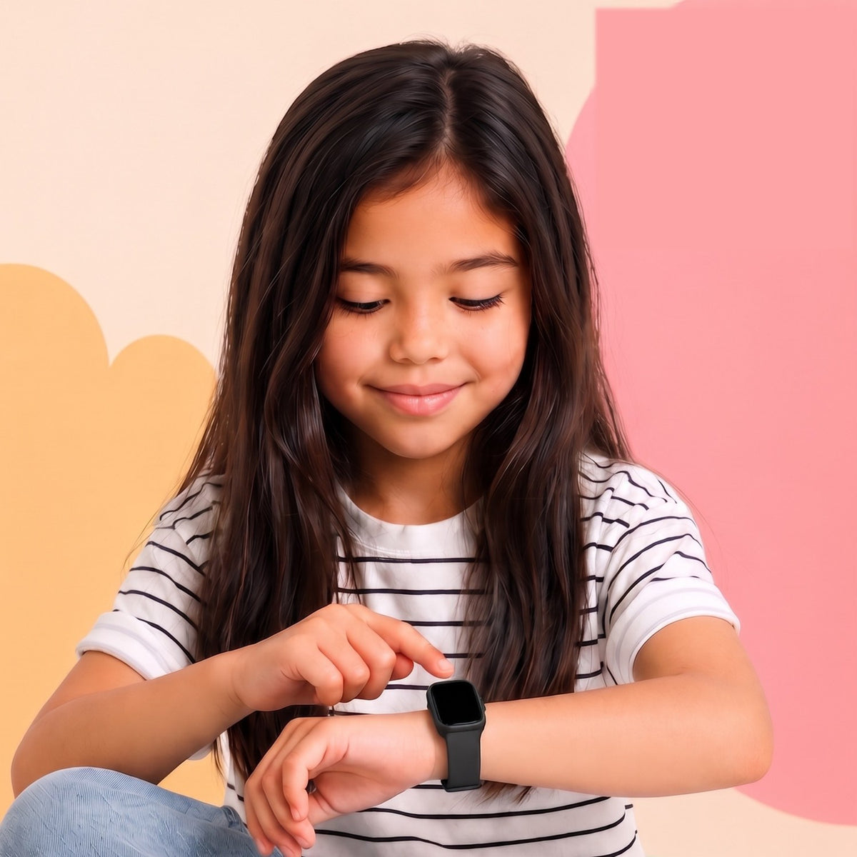 Reloj Inteligente para Niños ⌚ Pantalla Táctil, Correa Suave, 4 Colores — 4