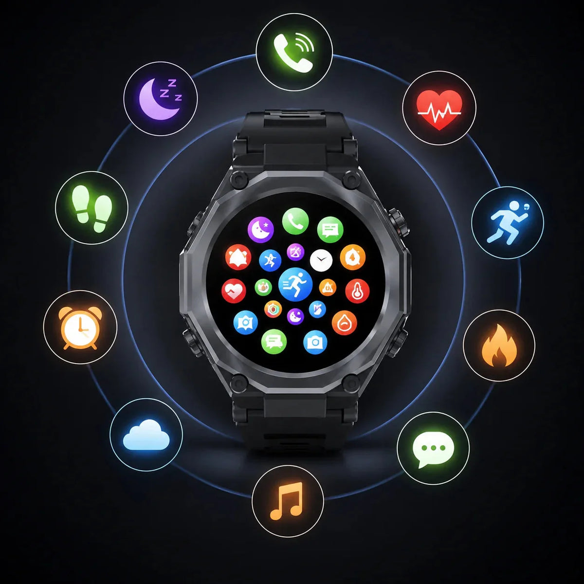 Reloj Inteligente GT6 Pro — Llamadas Bluetooth y Linterna