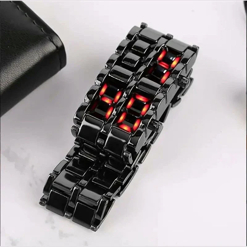 Reloj LED Lava — Pack de 2 Unidades (Rojo + Azul)